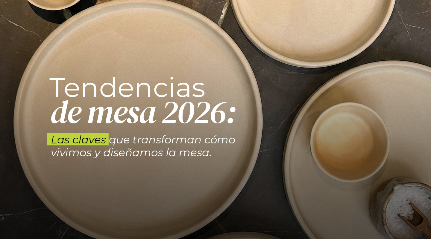 Tendencias de mesa 2026: estilos, materiales y diseño que marcarán el año