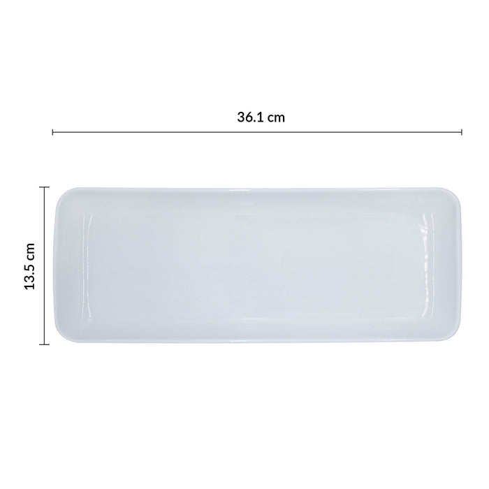 Charola Rectangular De 36.1 X 13.5 Cm Asia