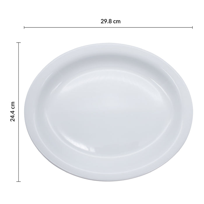Plato Oval Ala Corta 29.8x24.4 cm Actualite