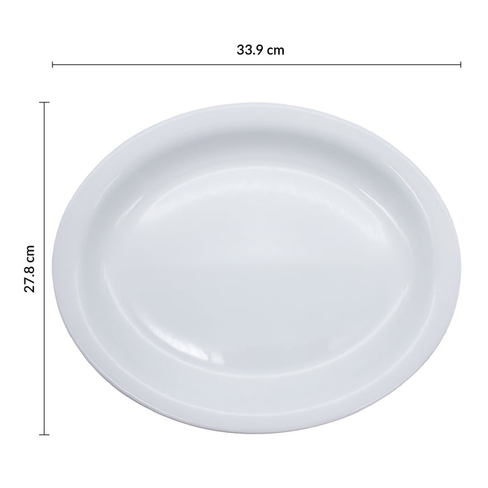 Platon Oval Ala Corta 33.9x27.8 cm Actualite