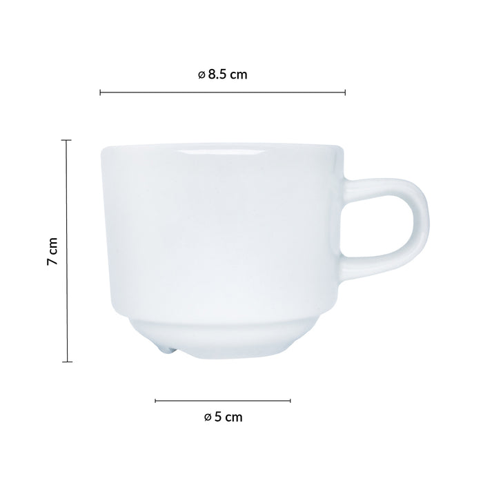 Taza Cafe Apilable 8 Oz (236ml) Actualite