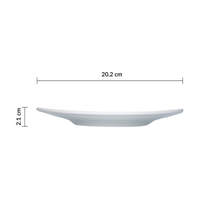 Plato Trinche Cuadrado 20.2 cm Asia