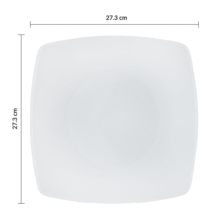 Plato Trinche Cuadrado 27.3 cm Asia