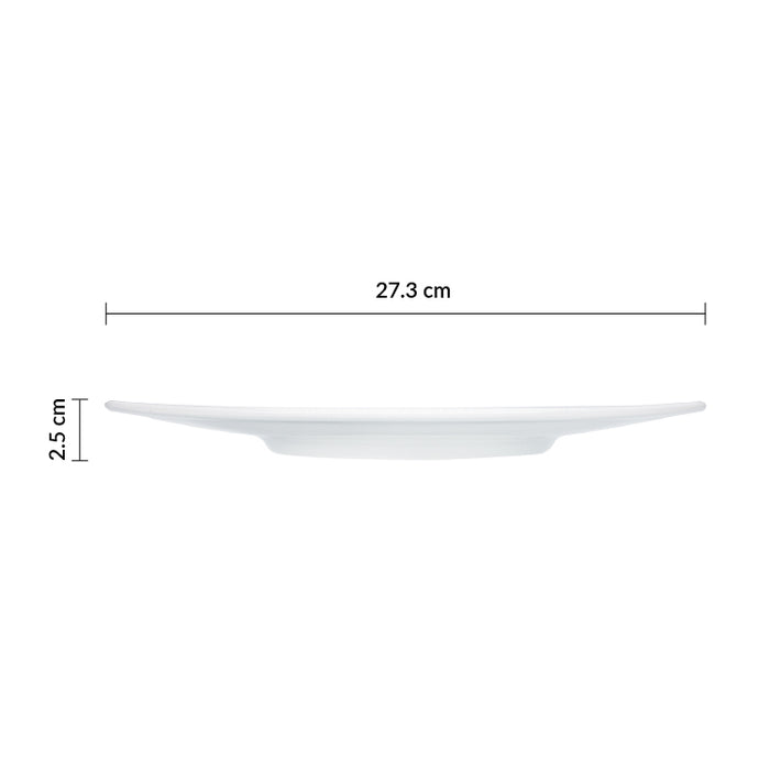 Plato Trinche Cuadrado 27.3 cm Asia