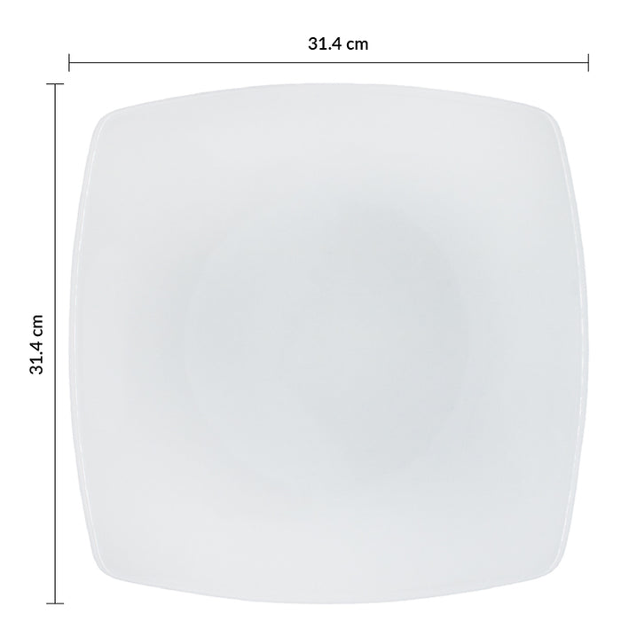 Plato Trinche Cuadrado 31.4 cm Asia