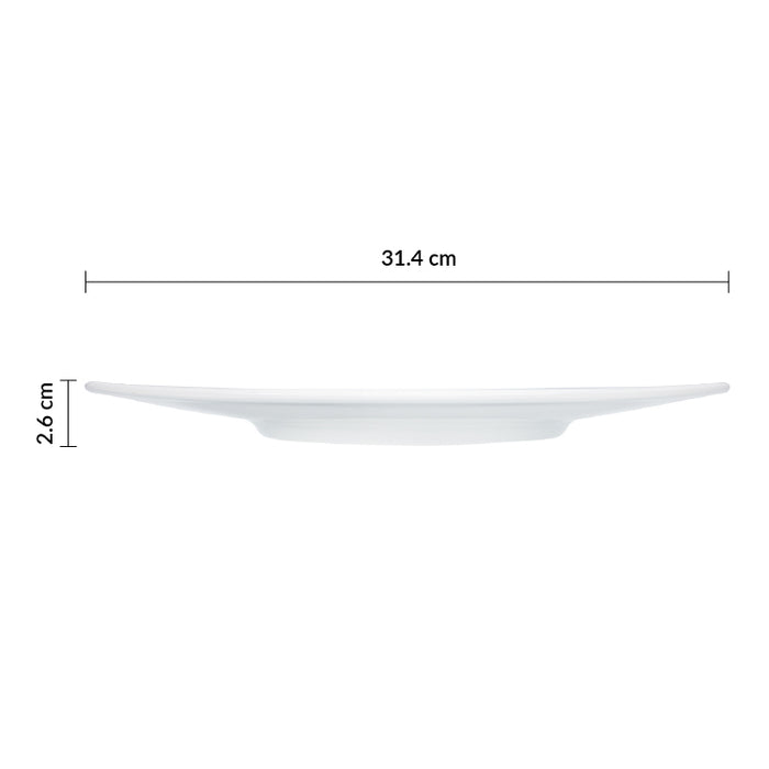 Plato Trinche Cuadrado 31.4 cm Asia