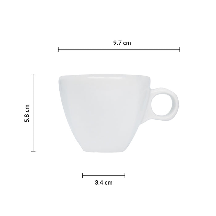 Taza Moka Cuadrada 3 3/4 Oz (110ml) Asia