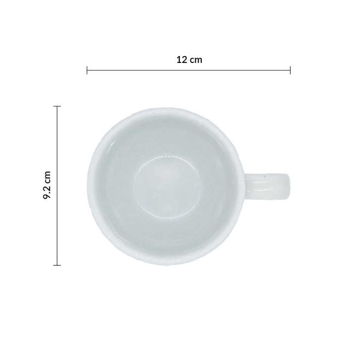 Taza Cafe Cuadrada 8 1/2 Oz (251ml) Asia