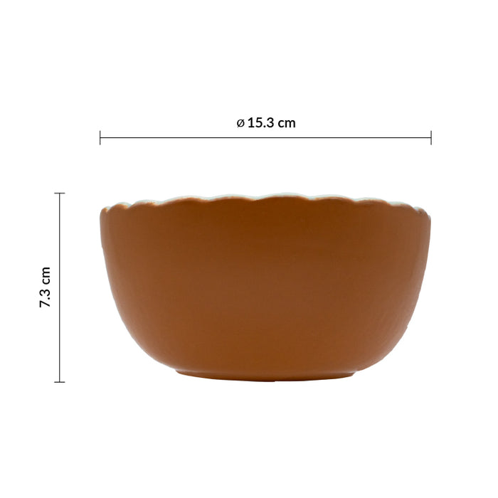Bowl 22 Oz (650ml) 15.3x7.3 cm Terracota Mate Nilo Bahía