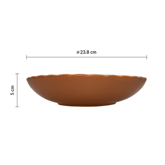 Bowl 31 Oz (916ml) 23.8 cm Terracota Mate Nilo Bahía