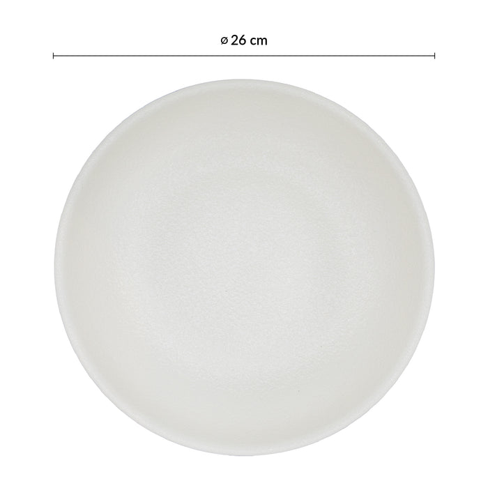 Bowl Coupe 1.1Lt 26 cm Basalto Blanco Arrecife