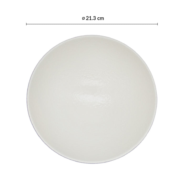 Bowl 1Lt 21.3 cm Basalto Blanco Arrecife