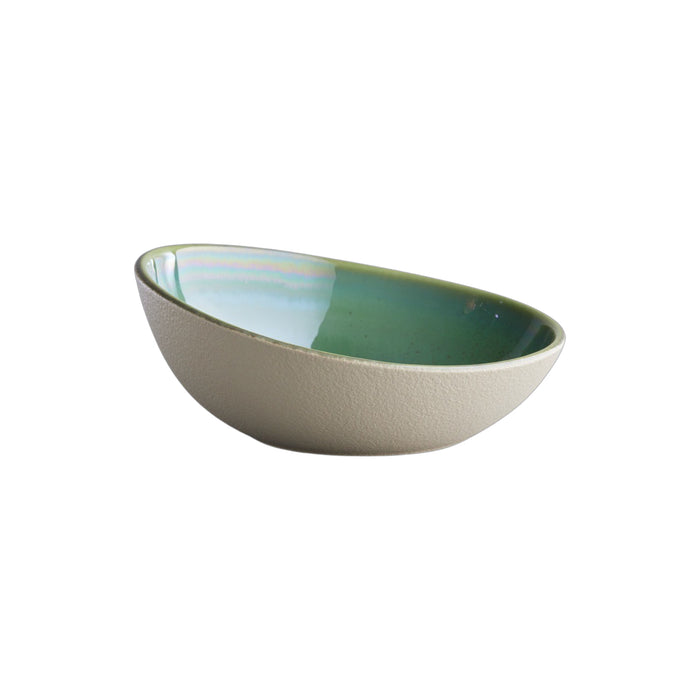 Bowl Asimetrico 32 oz (946ml) Verde Metalizado Origen