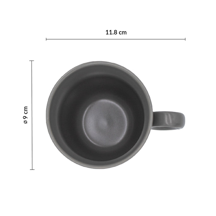 Tarro Mug 11 Oz (325ml) Gris Modulo Nature