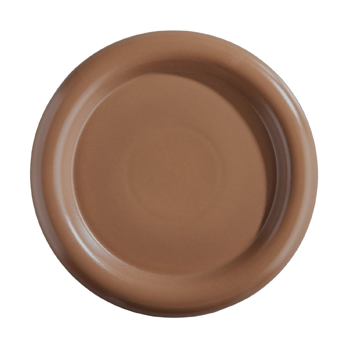 Plato Borde Alto 25 cm Cafe Moca Eterea