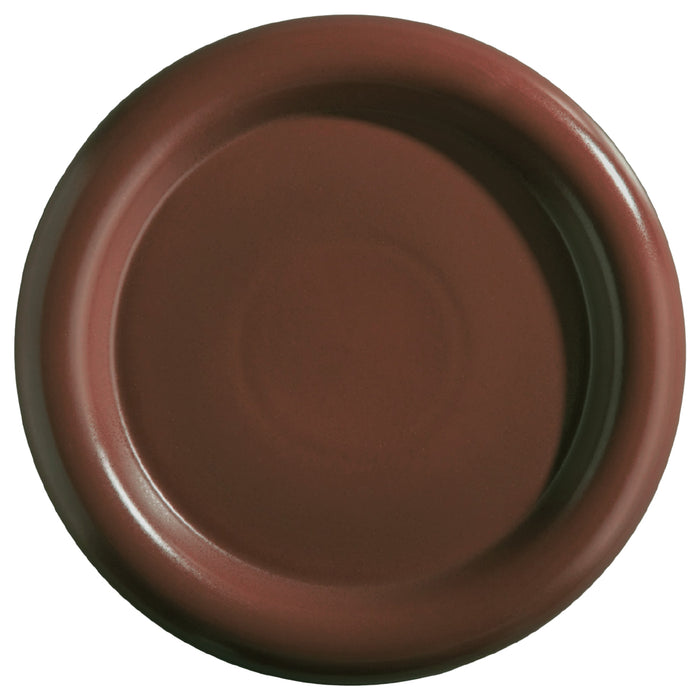 Plato Plano Con Borde 30.9 cm Cafe Terracota Eterea