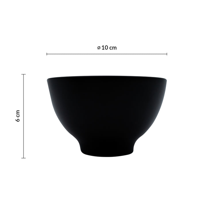 Bowl 10x6 Cm Negro Modulo Nature