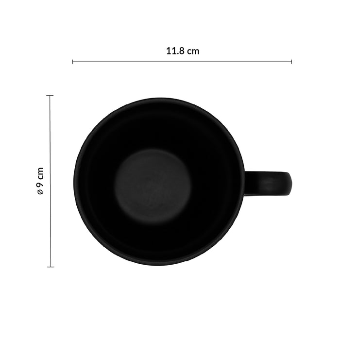 Tarro Mug 11 Oz (325ml) Negro Modulo Nature
