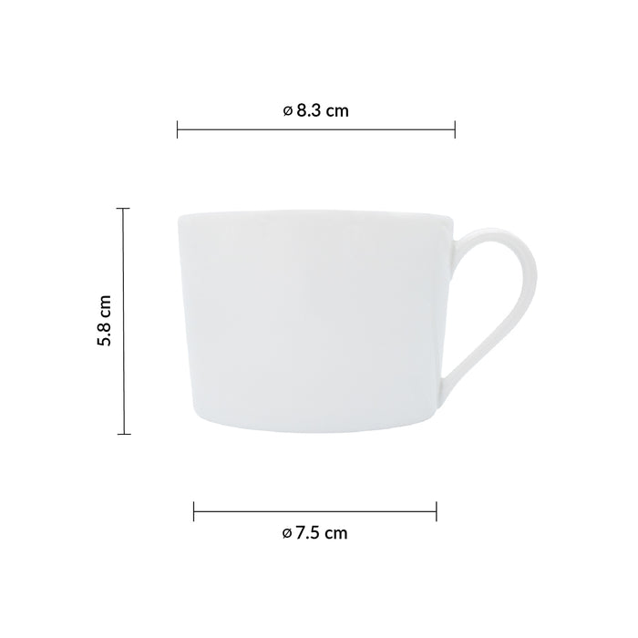 Taza Cafe 8 oz (236ml) Blanco L Couture