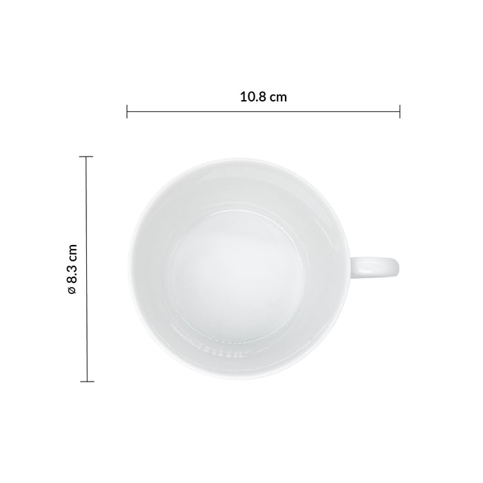Taza Cafe 8 oz (236ml) Blanco L Couture
