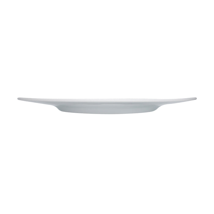Plato Trinche 32.1 cm Porcelana Blanca Couture