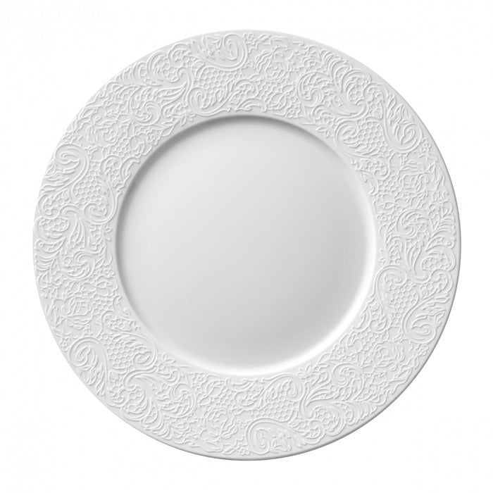 Plato Trinche 28 Cm Porcelana Blanca L Couture