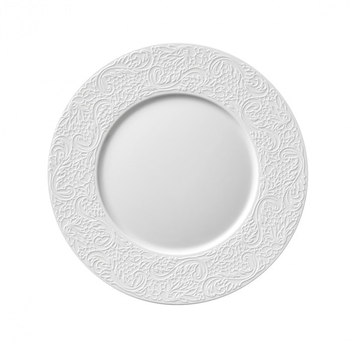 Plato Trinche 24 Cm Porcelana Blanca L Couture