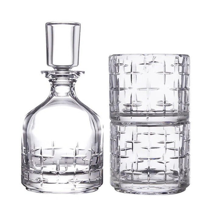 Set de Botella 8 2/5 Oz (237ml) Y Vasos 8 2/5 Oz (237ml) Newport Twist