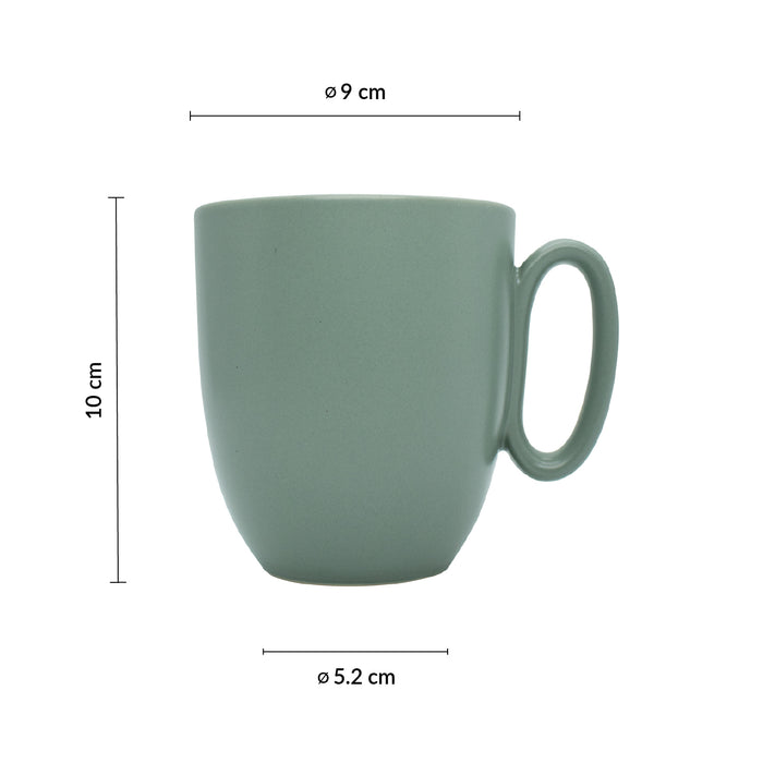 Tarro Mug 11 Oz (326ml) Verde Jade Modulo Nature