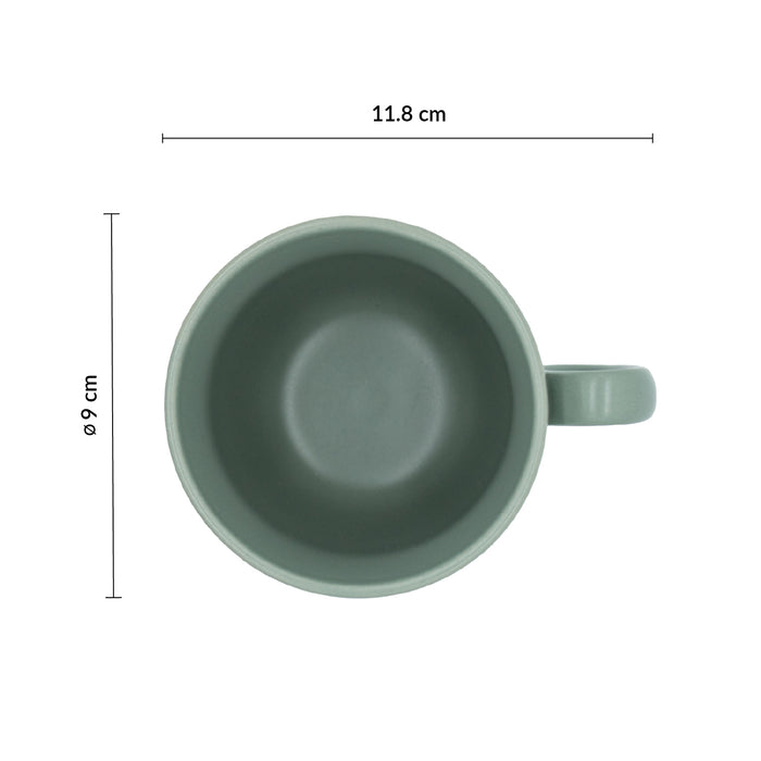 Tarro Mug 11 Oz (326ml) Verde Jade Modulo Nature