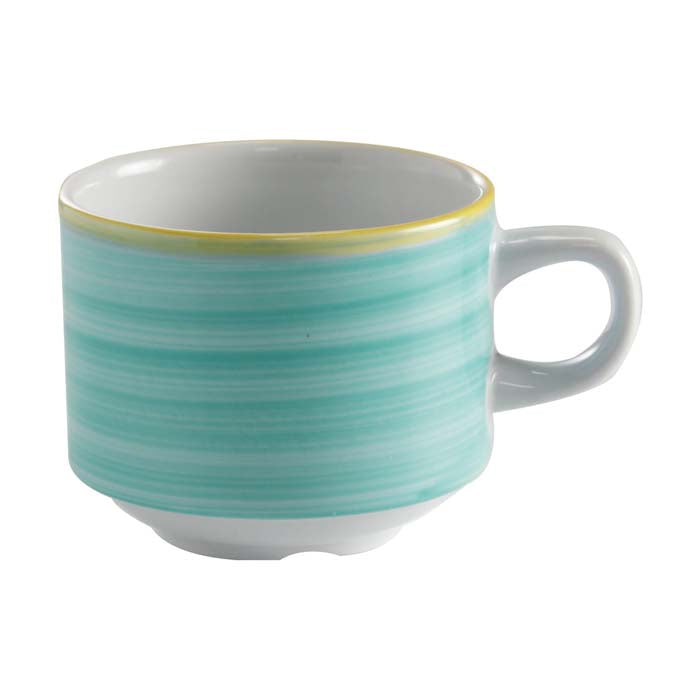 Taza Cafe Apilable 8 Oz (237ml) Calypso Verde   OUTLET