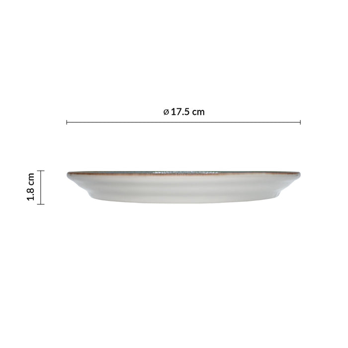 Plato Coupe 17.5 cm Azul Artisan