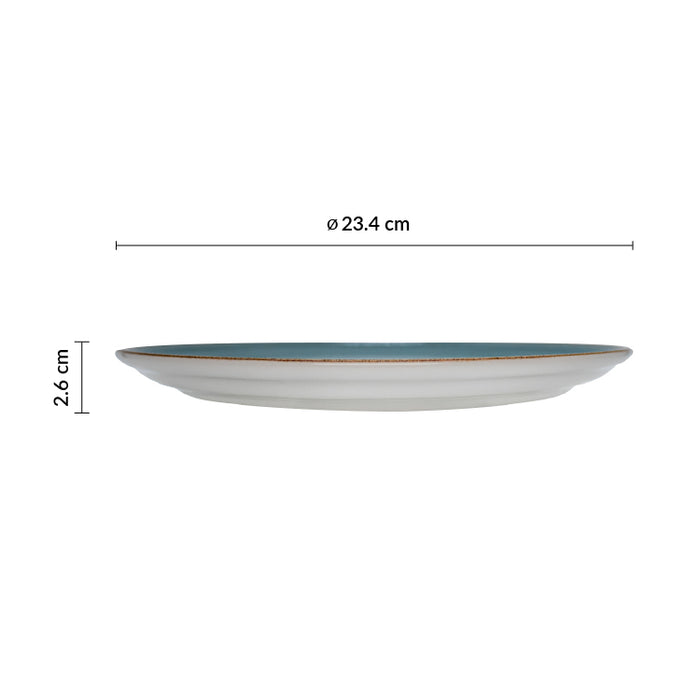Plato Coupe 23.4 cm Azul Artisan