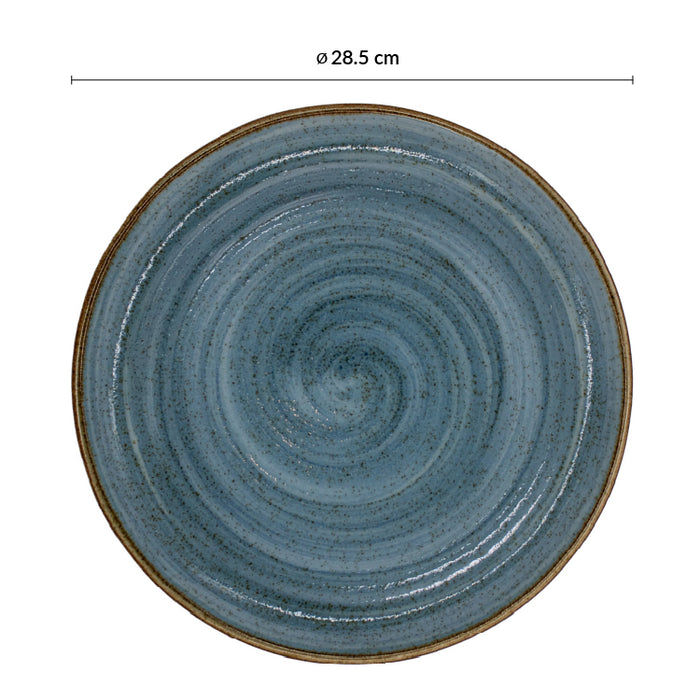 Plato Coupe 28.5 cm Azul Artisan