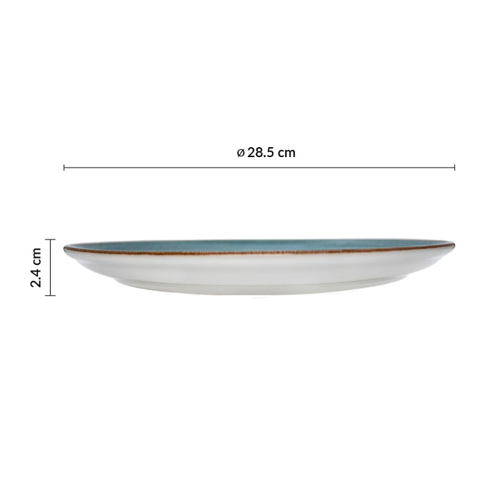 Plato Coupe 28.5 cm Azul Artisan