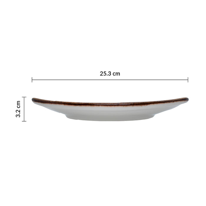 Plato Coupe 25.3 cm Beige Artisan