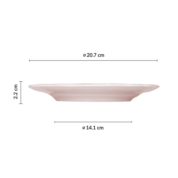Plato Trinche 20.7 cm Rosa Provence