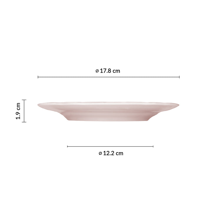 Plato Trinche 17.8 cm Rosa Provence