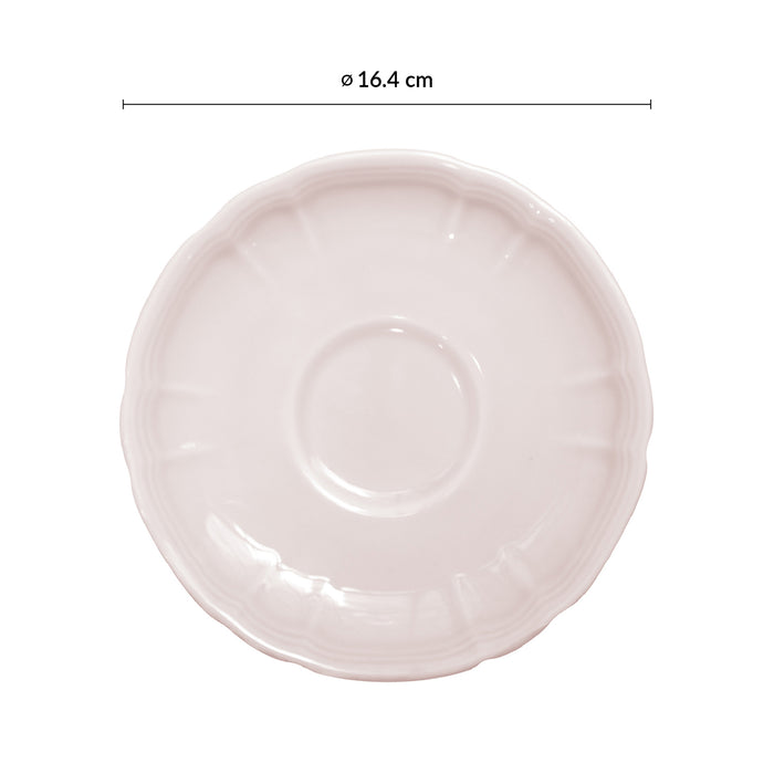 Plato Taza Café 16.4 cm Rosa Provence