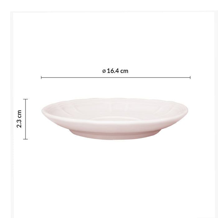 Plato Taza Café 16.4 cm Rosa Provence
