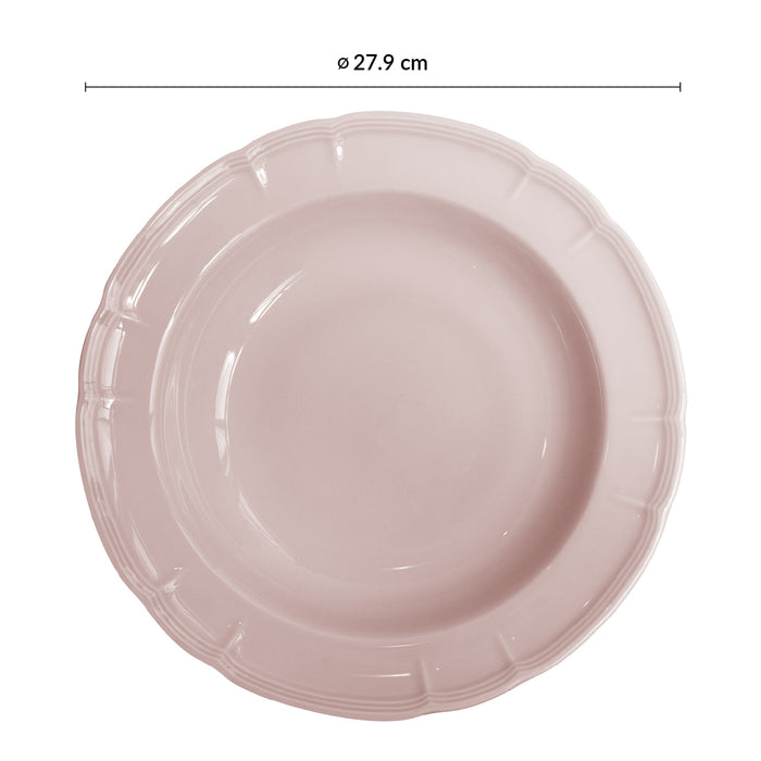 Plato Hondo 27.9 cm Rosa Provence