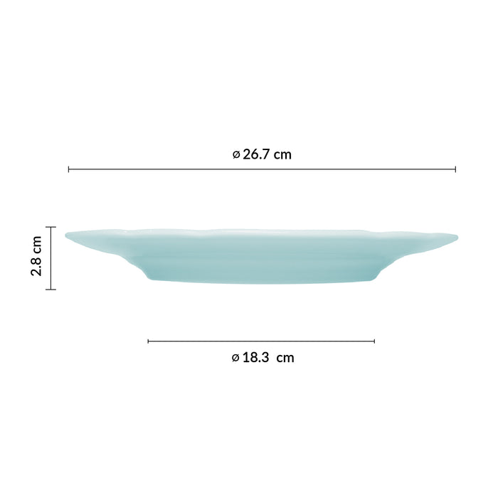 Plato Trinche 26.7 cm Azul Provence