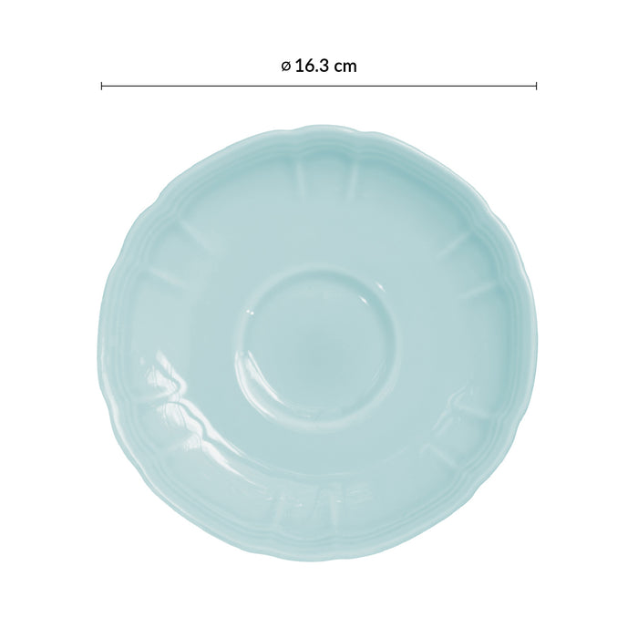 Plato Taza Café 16.3 cm Azul Provence