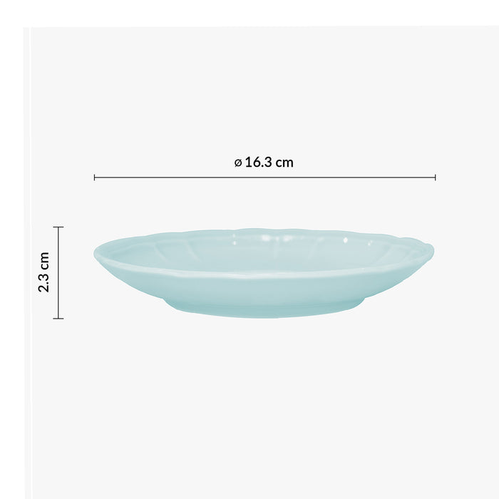 Plato Taza Café 16.3 cm Azul Provence