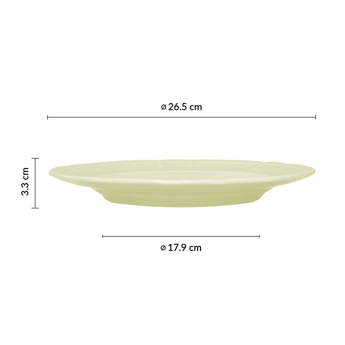 Plato Trinche 26.5 cm Amarillo Provence