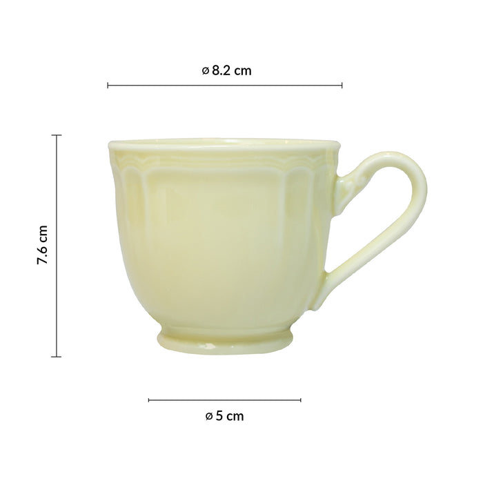 Taza Café 6 3/4 Oz (200ml) Amarillo Provence