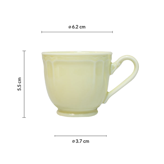 Taza Moka/ Expresso 3 Oz (88ml) Amarillo Provence