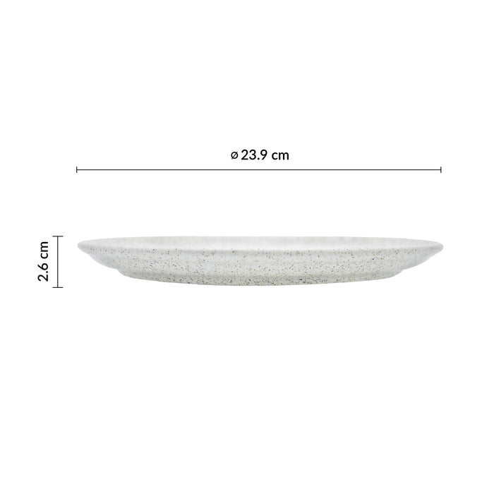 Plato Coupe 23.9 Cm Blanco Orion Cosmos