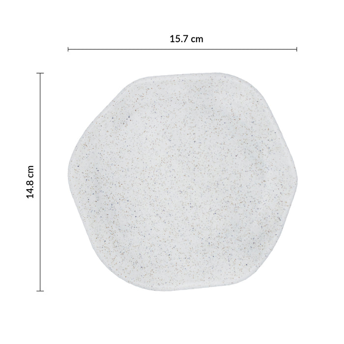 Plato Organico Coupe 15.7 Cm Blanco Orion Cosmos