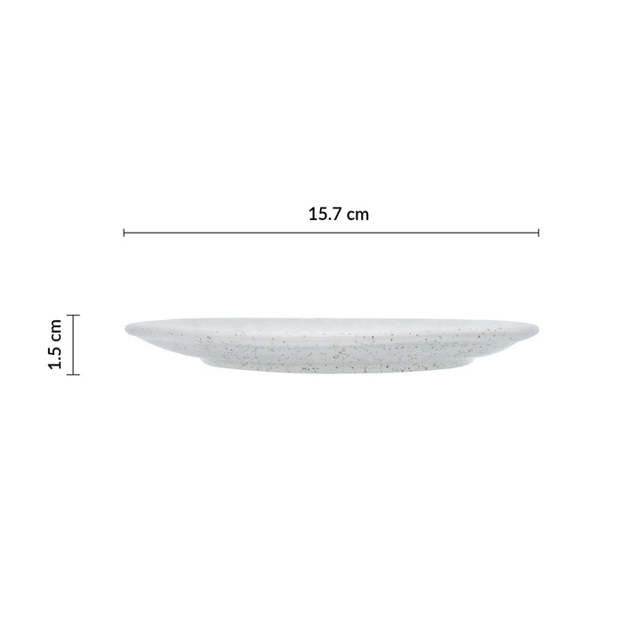 Plato Organico Coupe 15.7 Cm Blanco Orion Cosmos